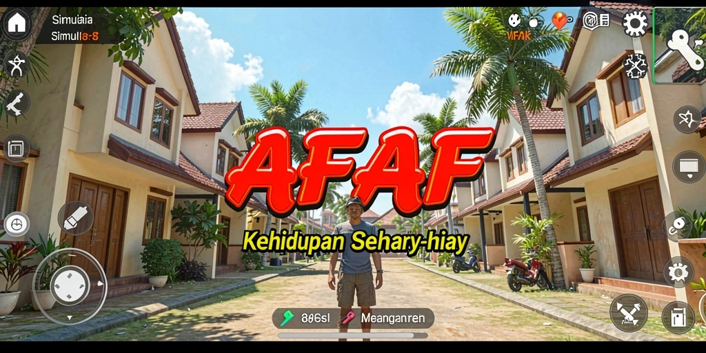 Tampilan gameplay AFAF dengan karakter dan lingkungan yang realistis.