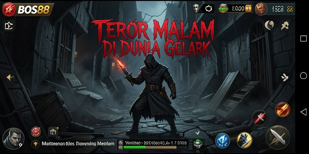 Gameplay BOS88 menampilkan aksi mencekam dalam suasana horor.