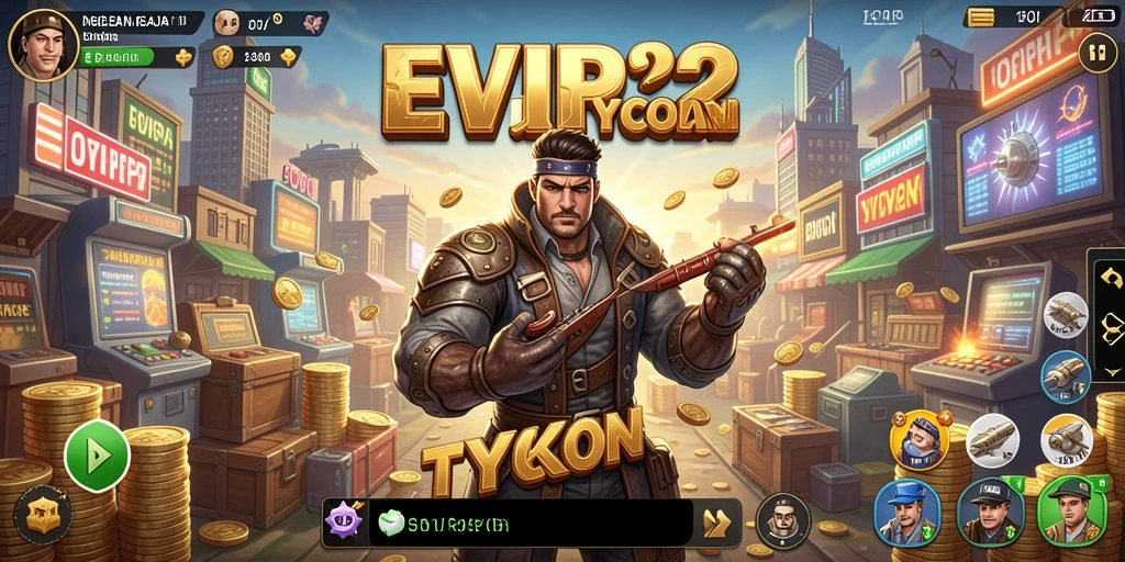 Menampilkan gameplay seru dari EVIP2 yang penuh strategi Tycoon.