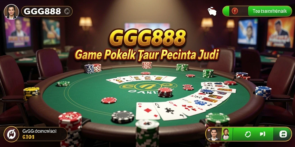 Screenshot GGG888 menampilkan gameplay poker yang seru dan menarik.