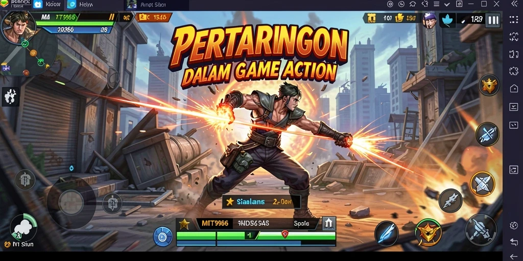 Gameplay seru dengan pertempuran intens di MT966.
