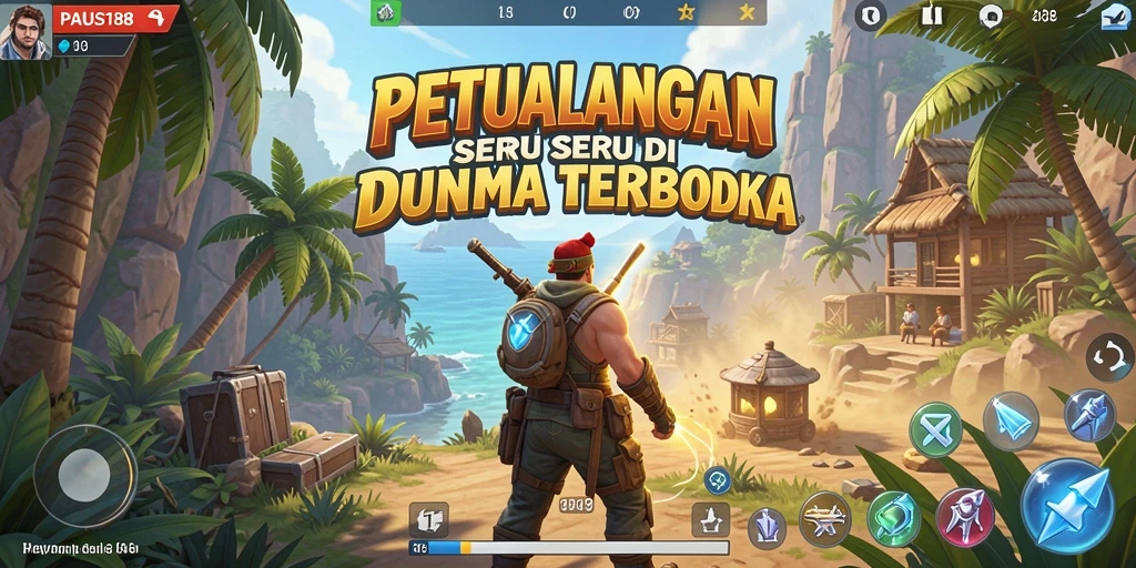 Tampilan gameplay PAUS188 yang menakjubkan dalam dunia terbuka.