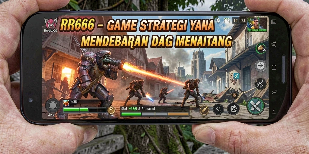 Screenshot utama RR666 menampilkan momen strategis dalam gameplay yang mendebarkan.