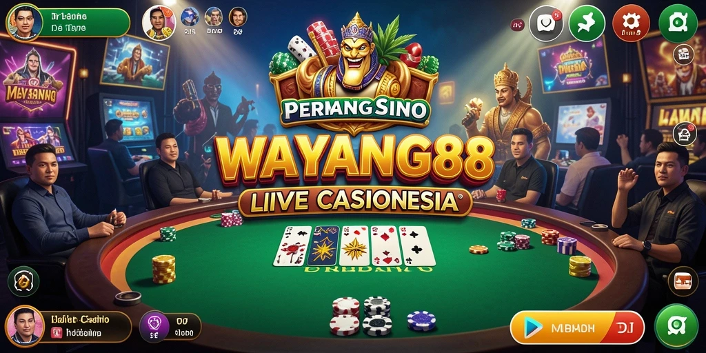 Gameplay Live Casino yang seru dan interaktif di WAYANG88.